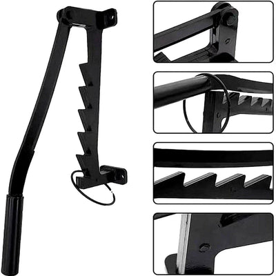 Wall-Mounted Log Splitter Lever-Action Carbon Steel Space-Saving