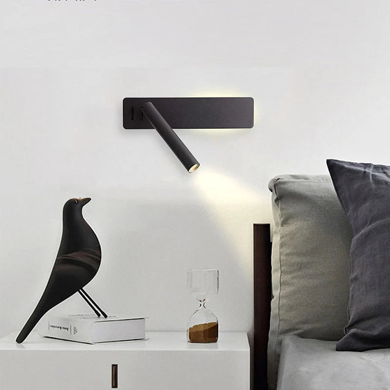 Wall Reading Light Swiveling Spot Dual LEDs