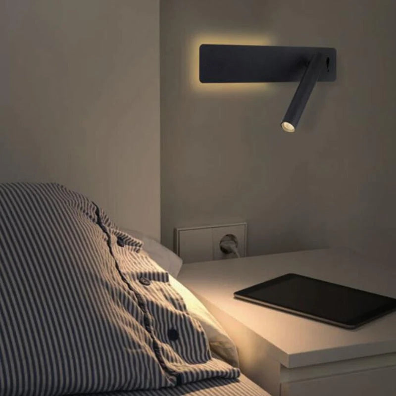Wall Reading Light Swiveling Spot Dual LEDs