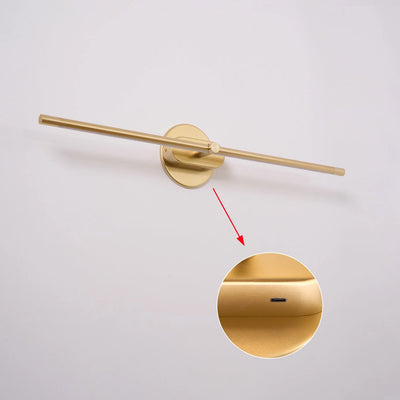 Wall Sconce Slim USB Rechargeable 3-Color Dimmable LED