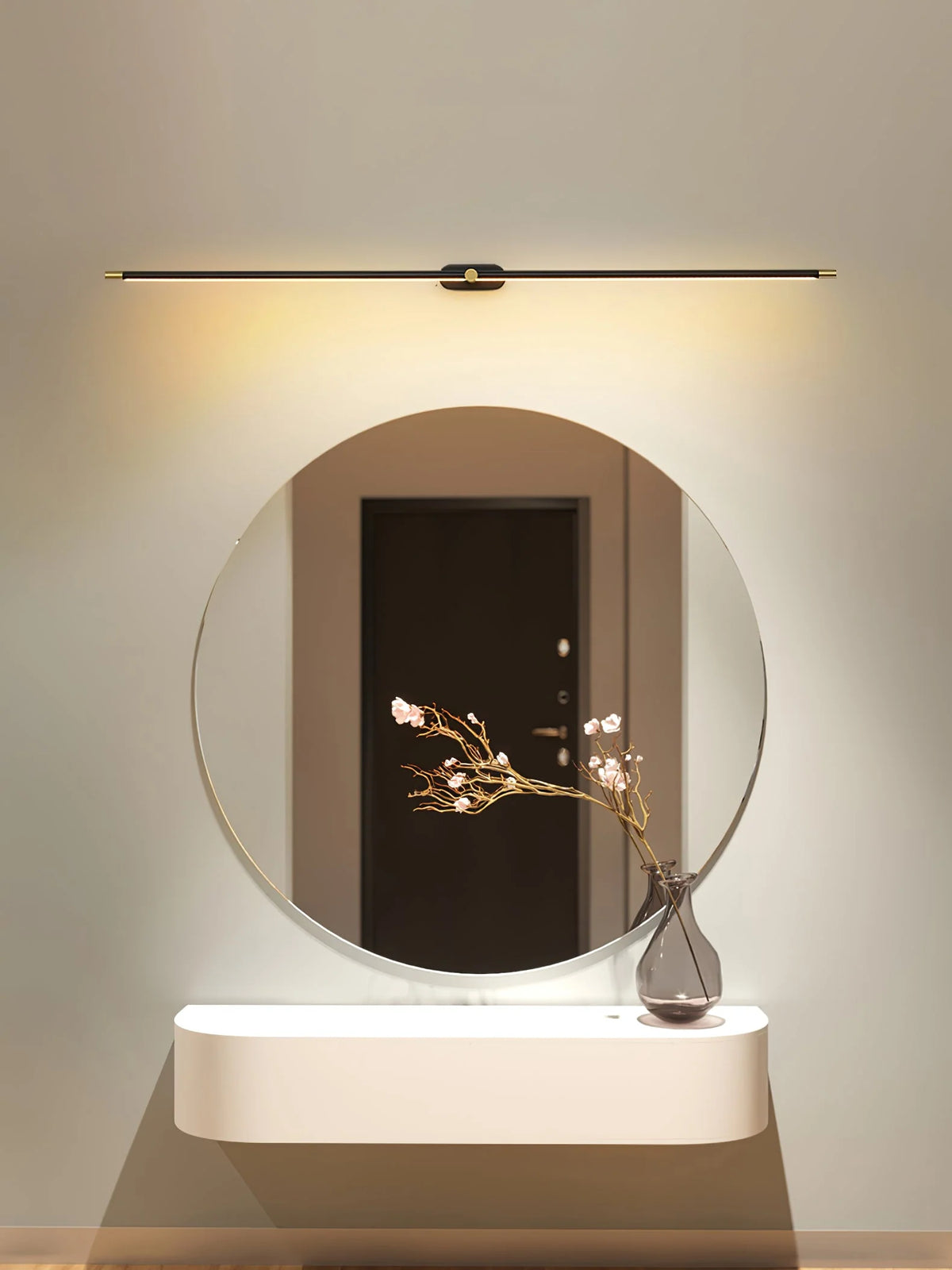 Wall Sconce Slim USB Rechargeable 3-Color Dimmable LED