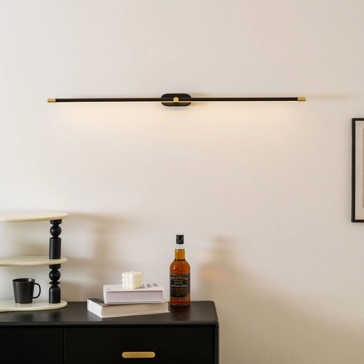 Wall Sconce Slim USB Rechargeable 3-Color Dimmable LED