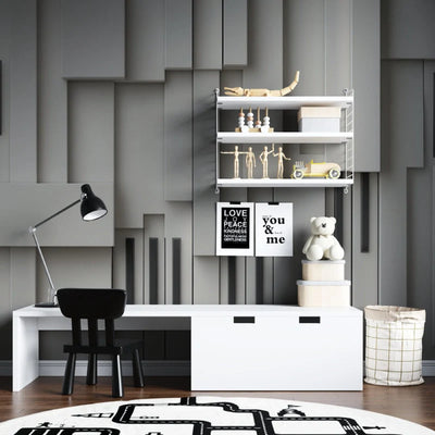 Wallpaper 3D Geometric Depth Effect Peel & Stick
