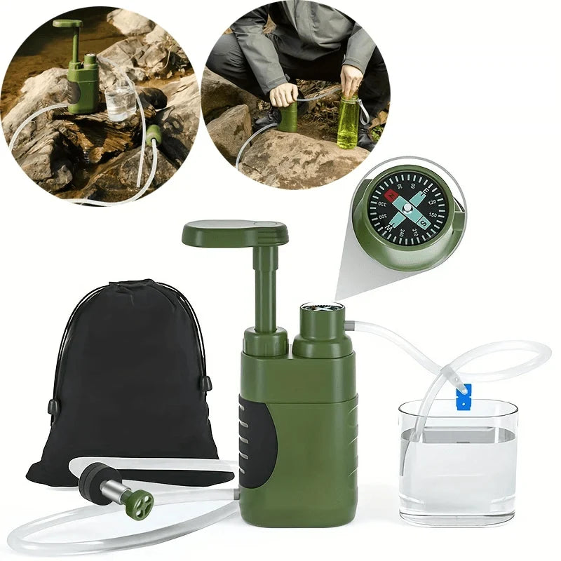 Water Filtration System Portable 3-Stage 0.01 μm Ultrafiltration