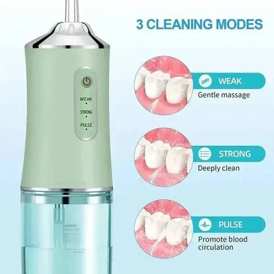 Water Flosser Cordless Rechargeable 10.1 Fl Oz Tank