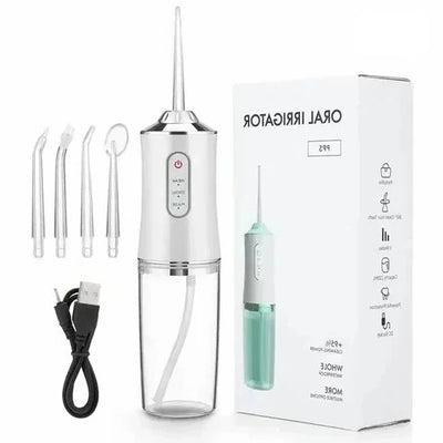 Water Flosser Cordless Rechargeable 10.1 Fl Oz Tank