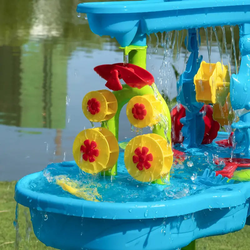 Water Play Table Multi-Level Outdoor Figures & Accessories