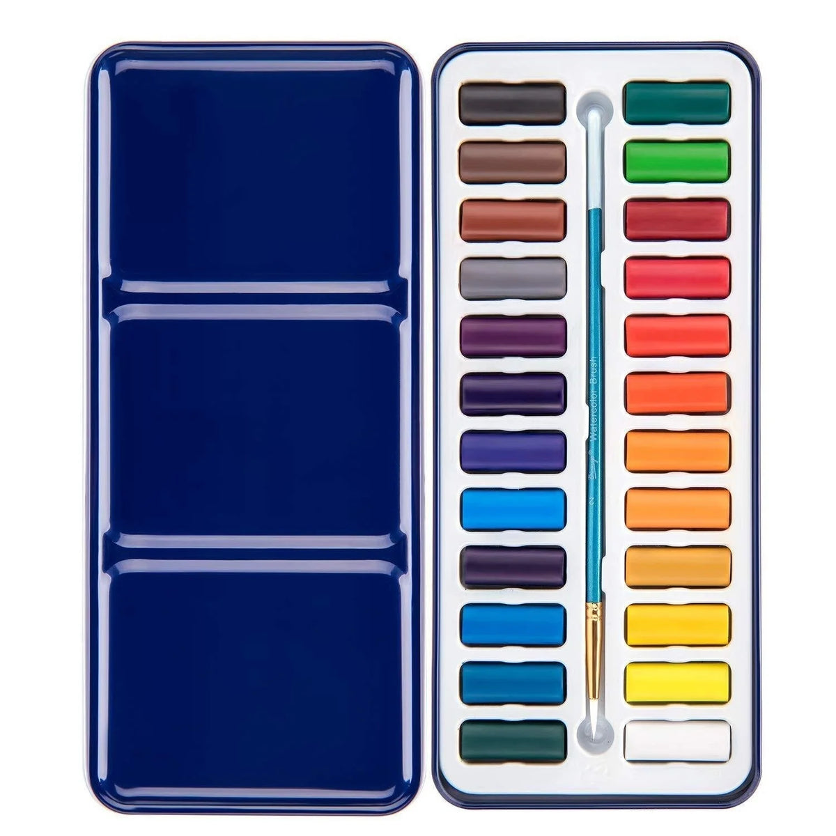 Watercolor Workbook Guided Templates & Paint Set