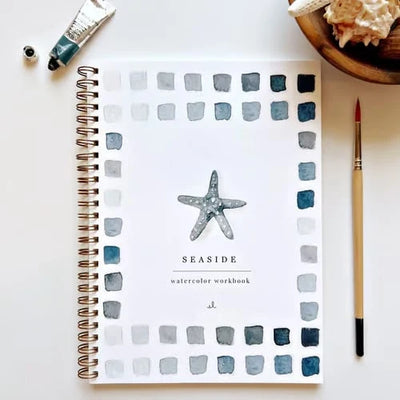 Watercolor Workbook Guided Templates & Paint Set
