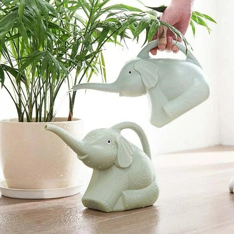Watering Can Elephant-Shaped Precision Trunk Spout Integrated Handle