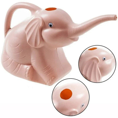 Watering Can Elephant-Shaped Precision Trunk Spout Integrated Handle
