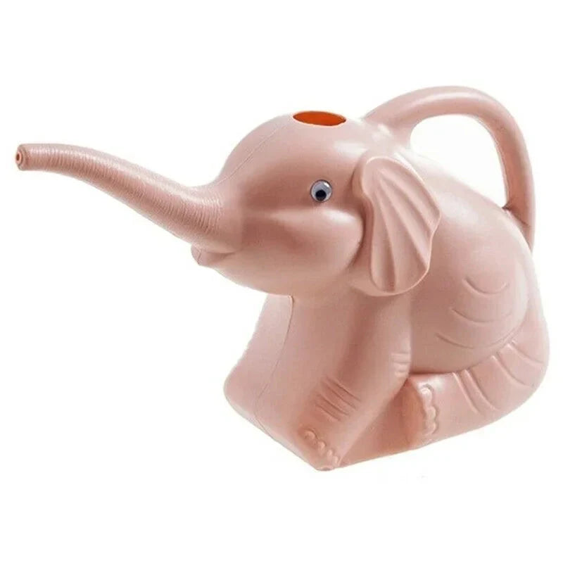 Watering Can Elephant-Shaped Precision Trunk Spout Integrated Handle