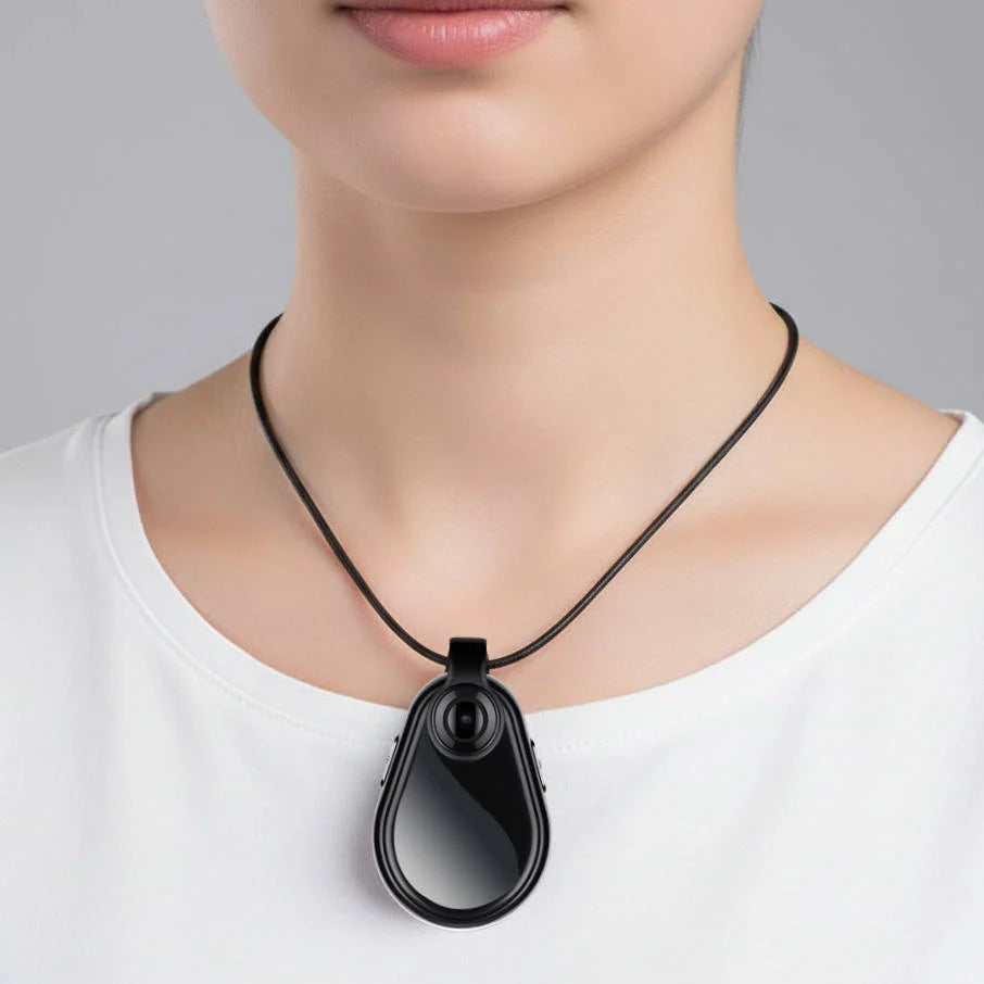 Wearable Camera Necklace 1080P Audio & Video Recording