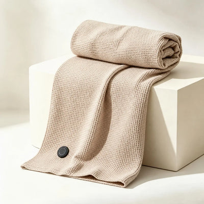 Wearable Heated Blanket USB-Powered Fleece-Lined 8 Heating Zones