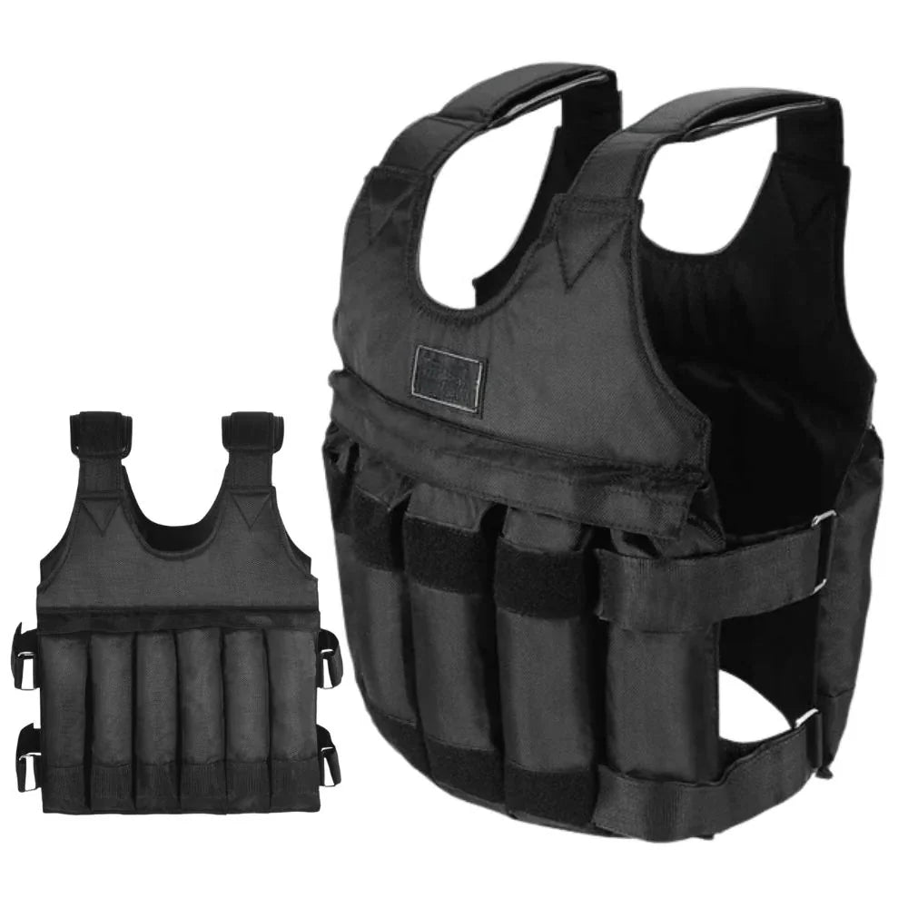Weighted Vest Removable Weight Pockets Up to 110 lb