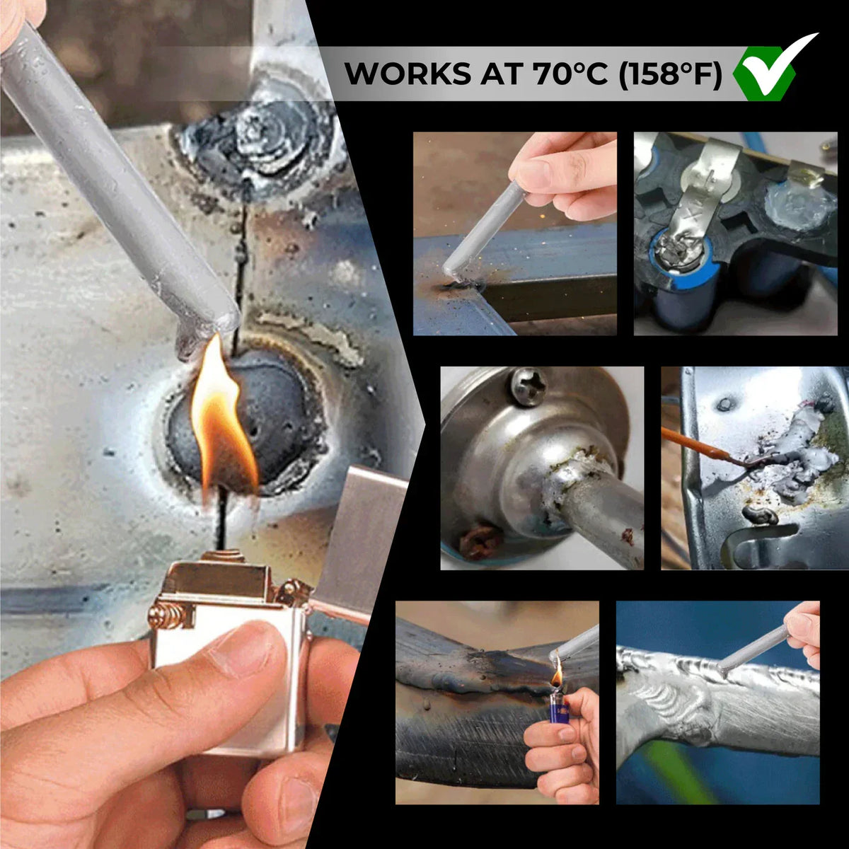 Welding Rods Low-Heat Activation Multi-Metal Kit