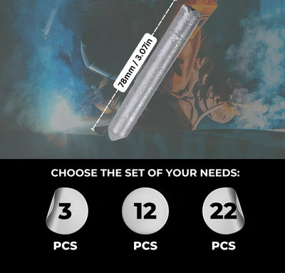 Welding Rods Low-Heat Activation Multi-Metal Kit