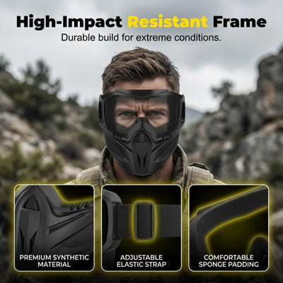 Welding Shield 2-in-1 Impact Polycarbonate Removable Goggles