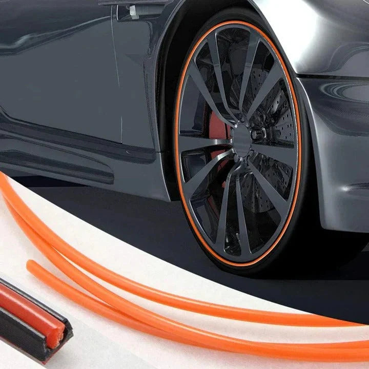 Wheel Rim Protector Peel-And-Stick Trim-To-Fit