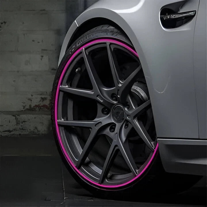 Wheel Rim Protector Peel-And-Stick Trim-To-Fit