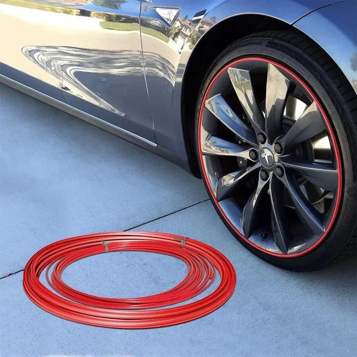 Wheel Rim Protector Peel-And-Stick Trim-To-Fit