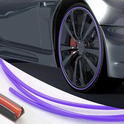 Wheel Rim Protector Peel-And-Stick Trim-To-Fit