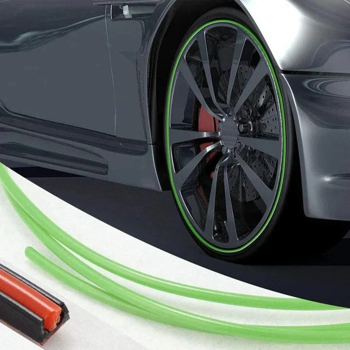 Wheel Rim Protector Peel-And-Stick Trim-To-Fit