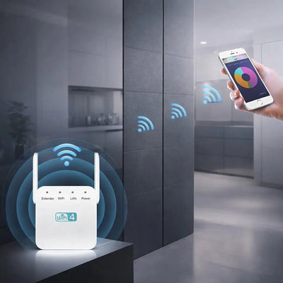 Wi-Fi Signal Booster 3-in-1 Easy WPS Setup