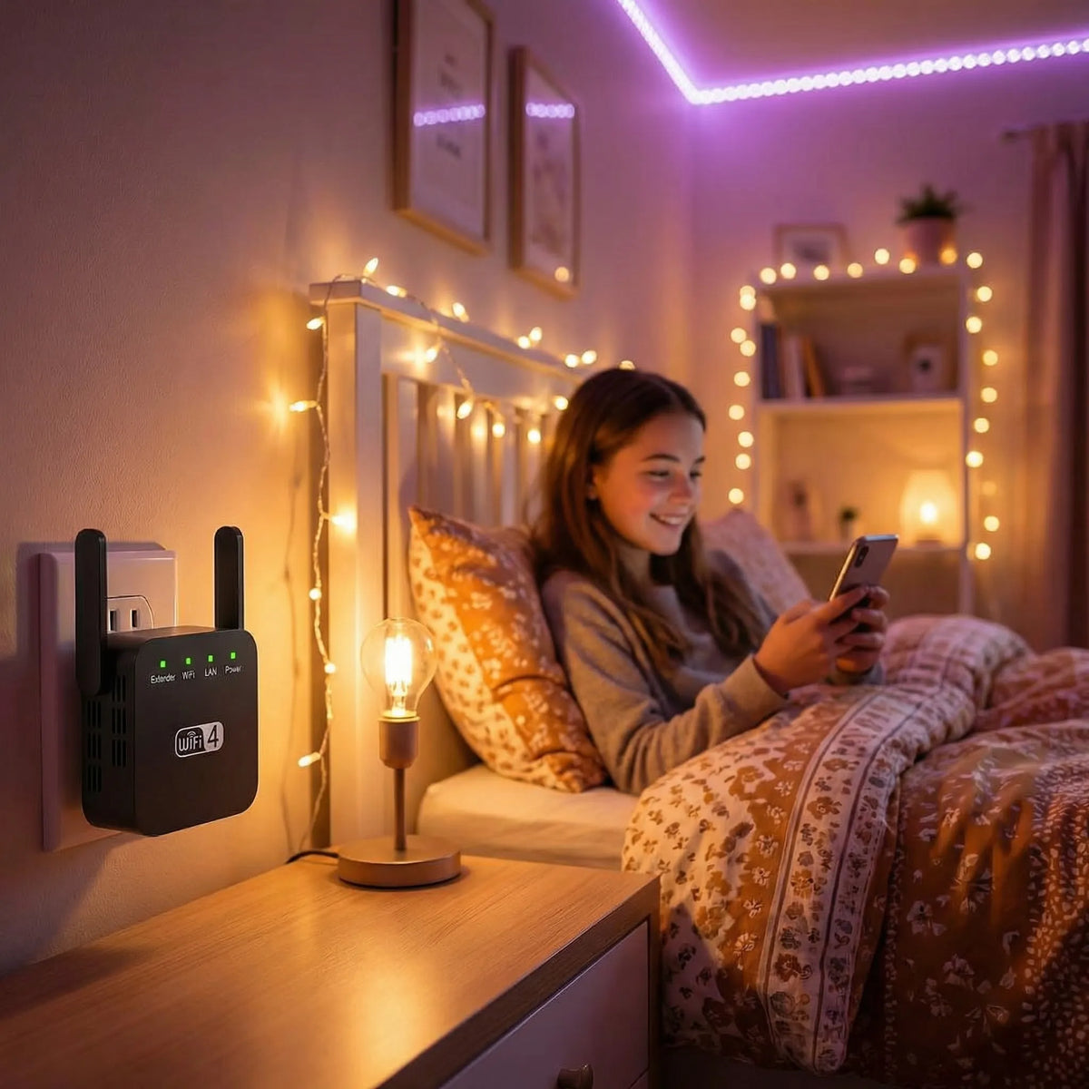 Wi-Fi Signal Booster 3-in-1 Easy WPS Setup