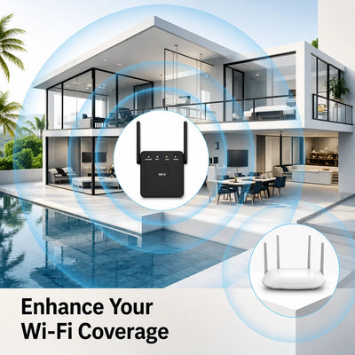 Wi-Fi Signal Booster 3-in-1 Easy WPS Setup