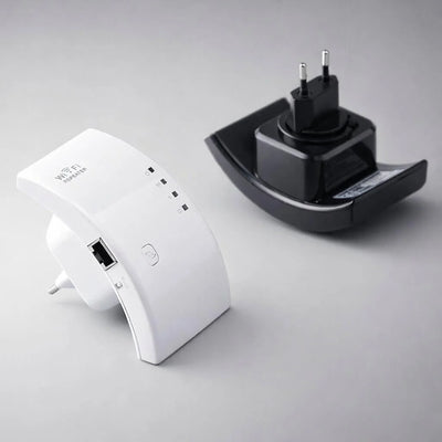 WiFi Range Extender 300 Mbps Extended Coverage Plug-and-Play