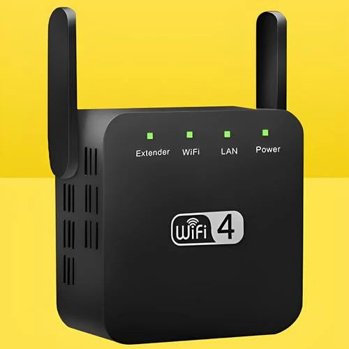 WiFi Range Extender Dual-Band High-Gain Antennas & Gigabit LAN