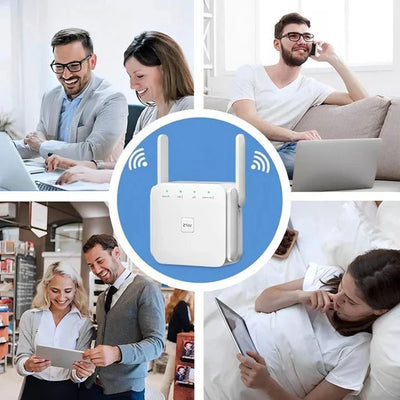 WiFi Range Extender Dual External Antennas 300 Mbps