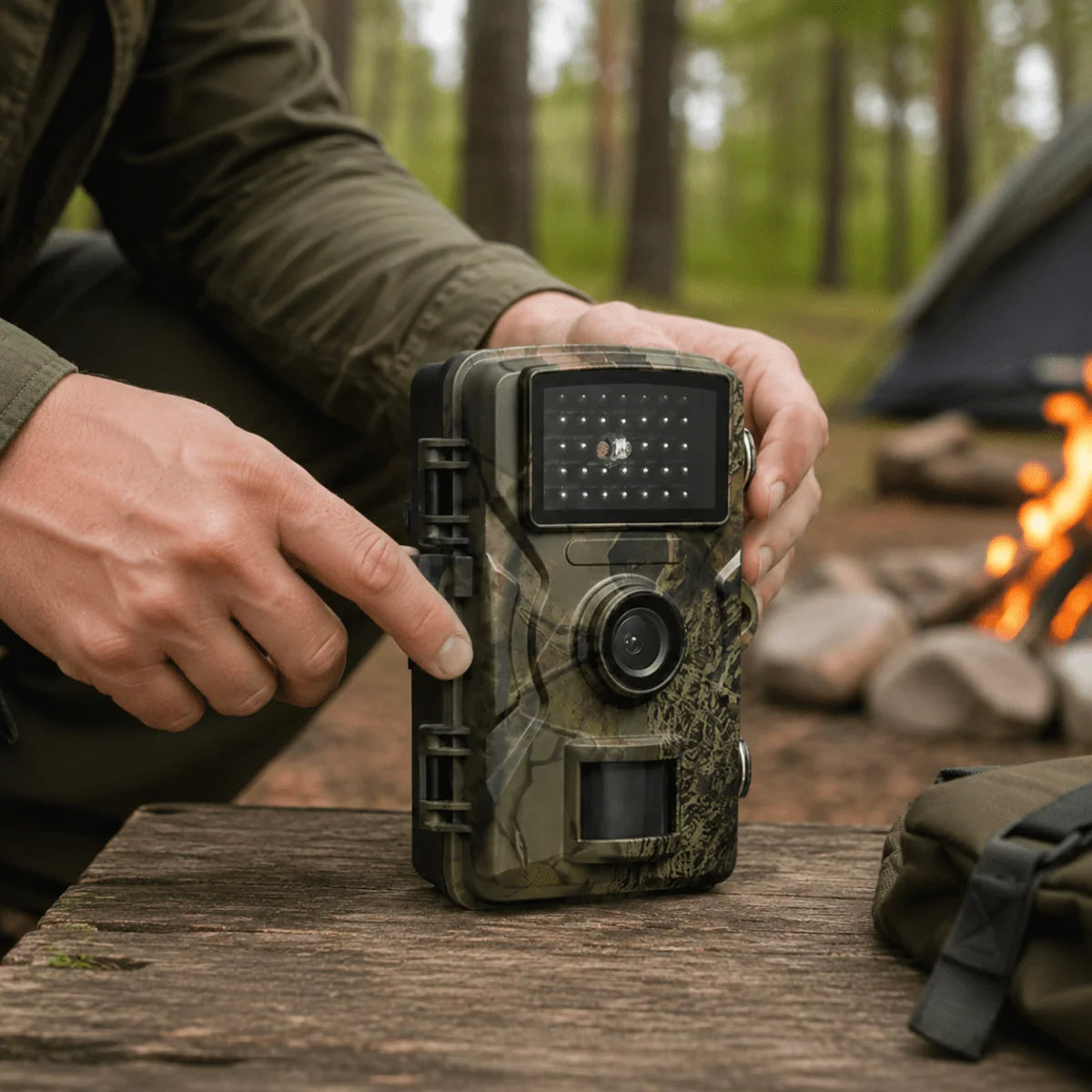 Wildlife Camera Motion-Activated Day & Night Weather-Resistant