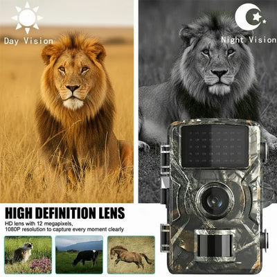Wildlife Camera No-Glow Night Vision Weatherproof IP66