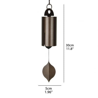 Wind Bell Steel Dual Resonance Ash Wood Clapper