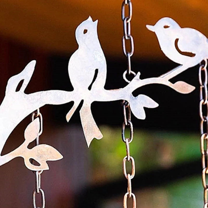 Wind Chime Antique Iron Four Tuned Bells Weatherproof