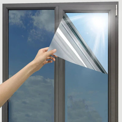 Window Film Reflective Heat Blocking Static Cling Privacy