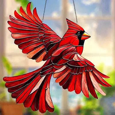 Window Suncatcher Multicolor Reflective 8 Inch Hanging Chain Included