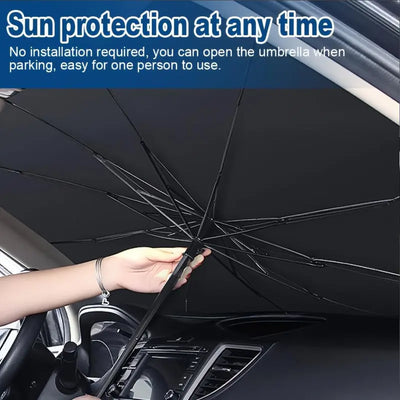 Windshield Sunshade Reflective Blocks 99% Heat Umbrella-Fold