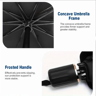 Windshield Sunshade Reflective Blocks 99% Heat Umbrella-Fold