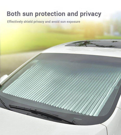 Windshield Sunshade Retractable UV-Blocking Reflective Aluminum Film