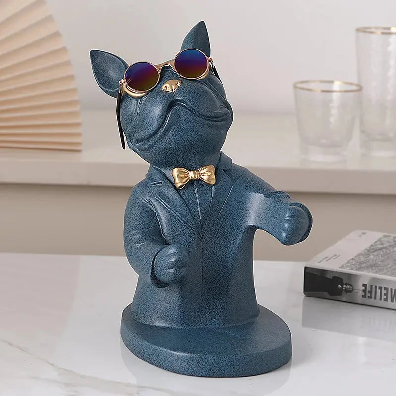 Wine Glass Holder Handcrafted Dog-Shaped Secure Hold