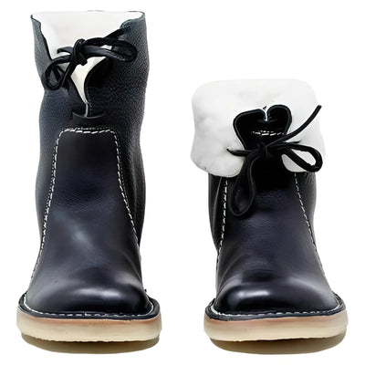 Winter Boots Weather-Resistant Cushioned Sole Adjustable Collar