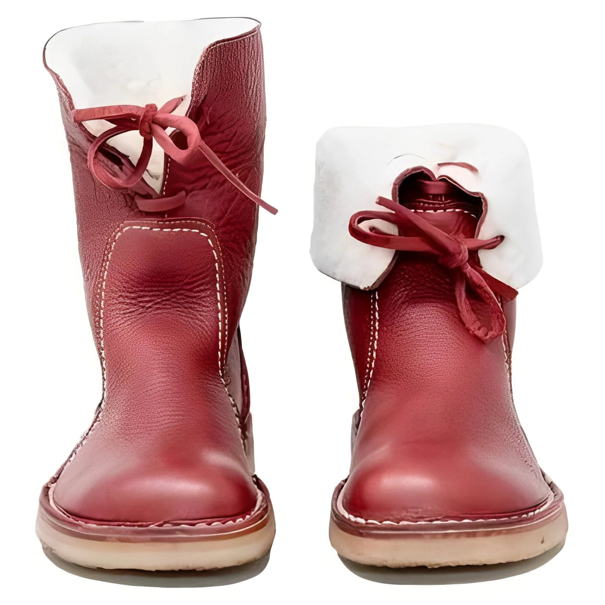 Winter Boots Weather-Resistant Cushioned Sole Adjustable Collar