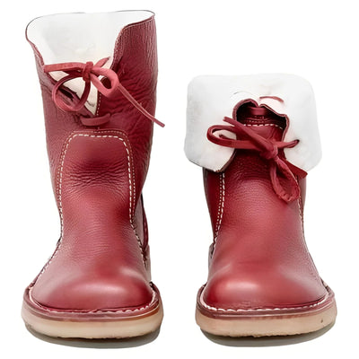 Winter Boots Weather-Resistant Cushioned Sole Adjustable Collar