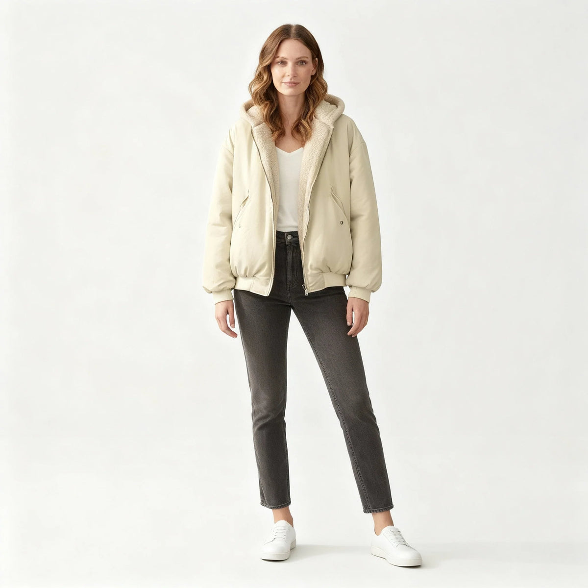 Winter Jacket Oversized Fit Lightweight Warm Filling