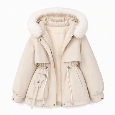 Winter Parka Windproof Dual-Layer Insulation Mid-Length Coverage