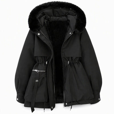 Winter Parka Windproof Dual-Layer Insulation Mid-Length Coverage
