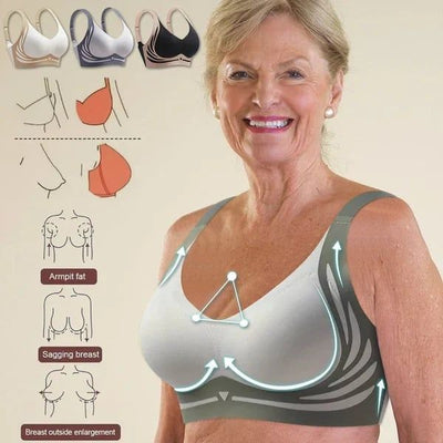 Wireless Bra Seamless Breathable Wire-Free Support
